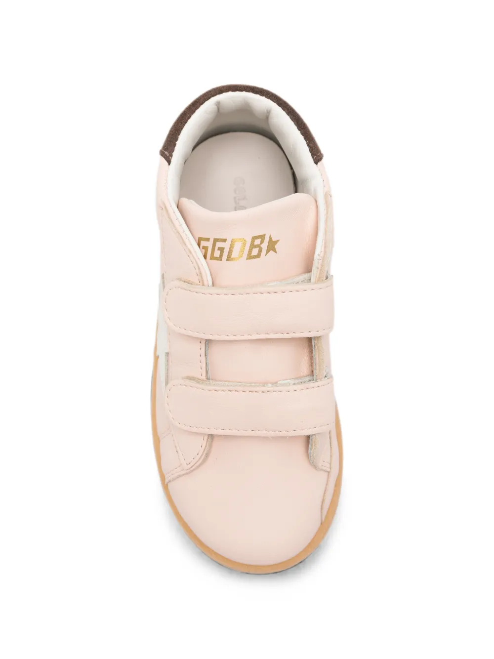 Golden Goose Kids June Ballstar star-patch sneakers Roze