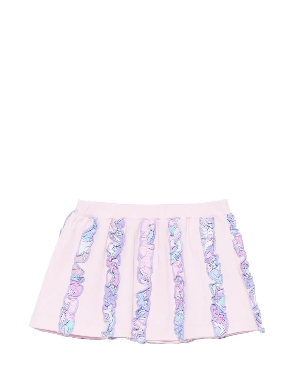 PUCCI Junior ruffled A-line skirt - Rosa