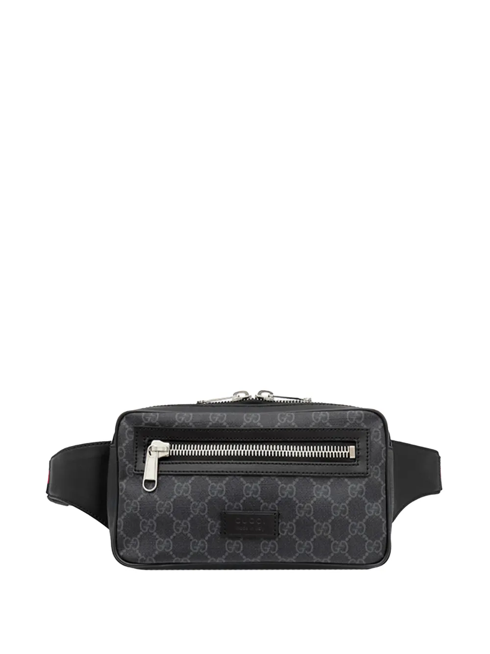 Gucci Pre-Owned 2000-2015 GG Supreme Web belt bag - Nero