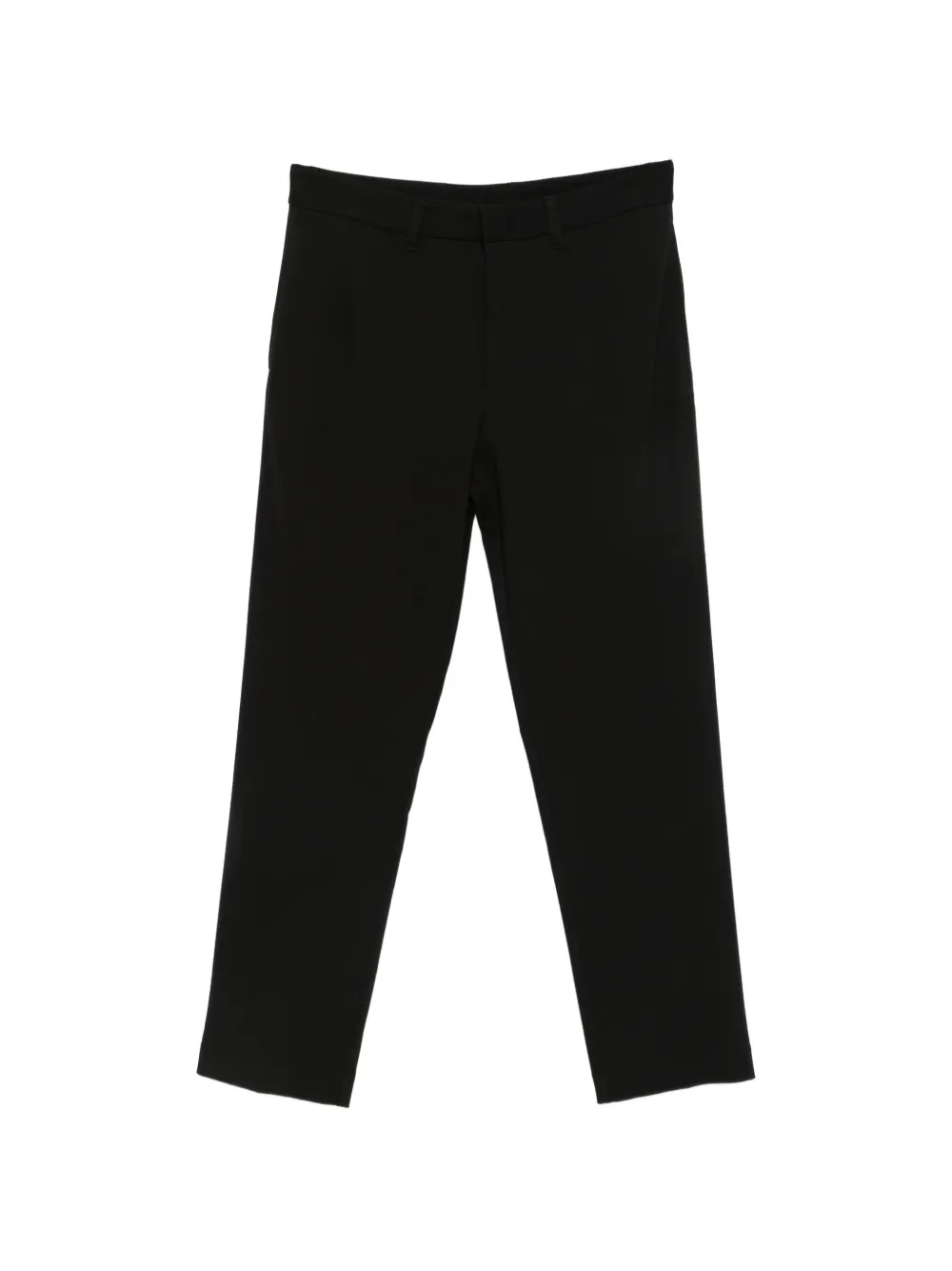 Emporio Armani pantalon droit à passants de ceinture - Noir Emporio Armani pantalon droit à passants de ceinture - Noir