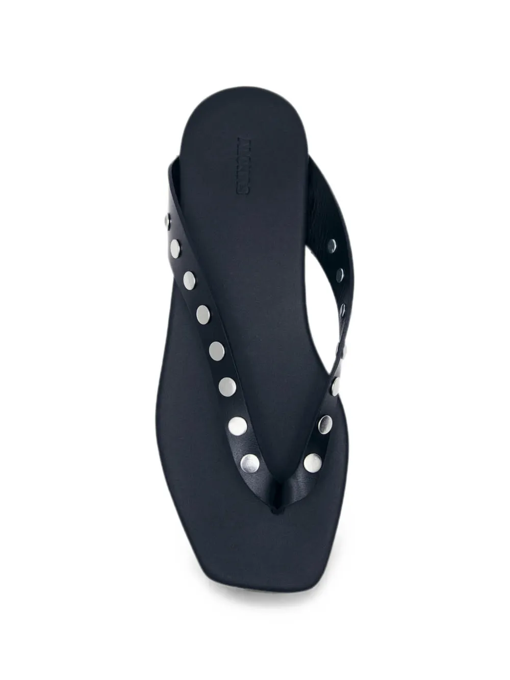 ALOHAS Ola Studs leren sandalen Zwart