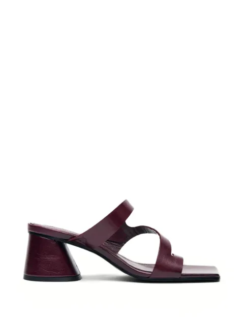ALOHAS Orielle Rift asymmetric leather sandals