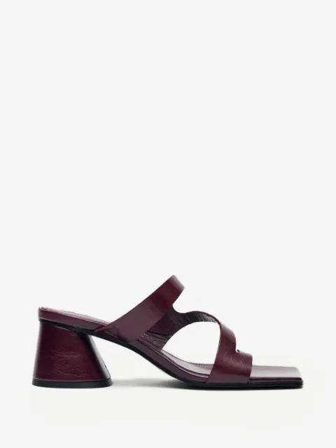ALOHAS Orielle Rift asymmetric leather sandals