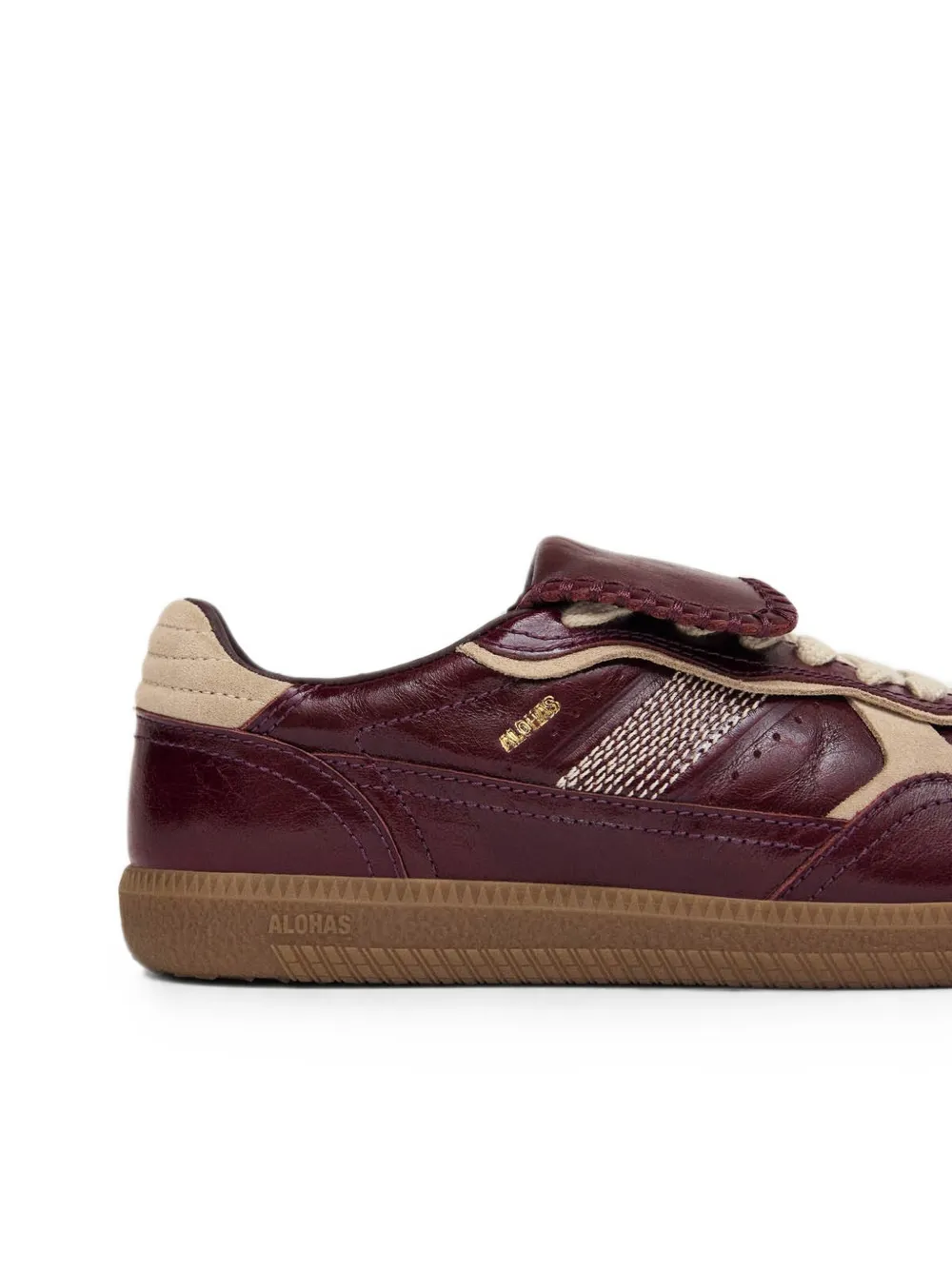 ALOHAS TB.490 Club lakleren sneakers Rood