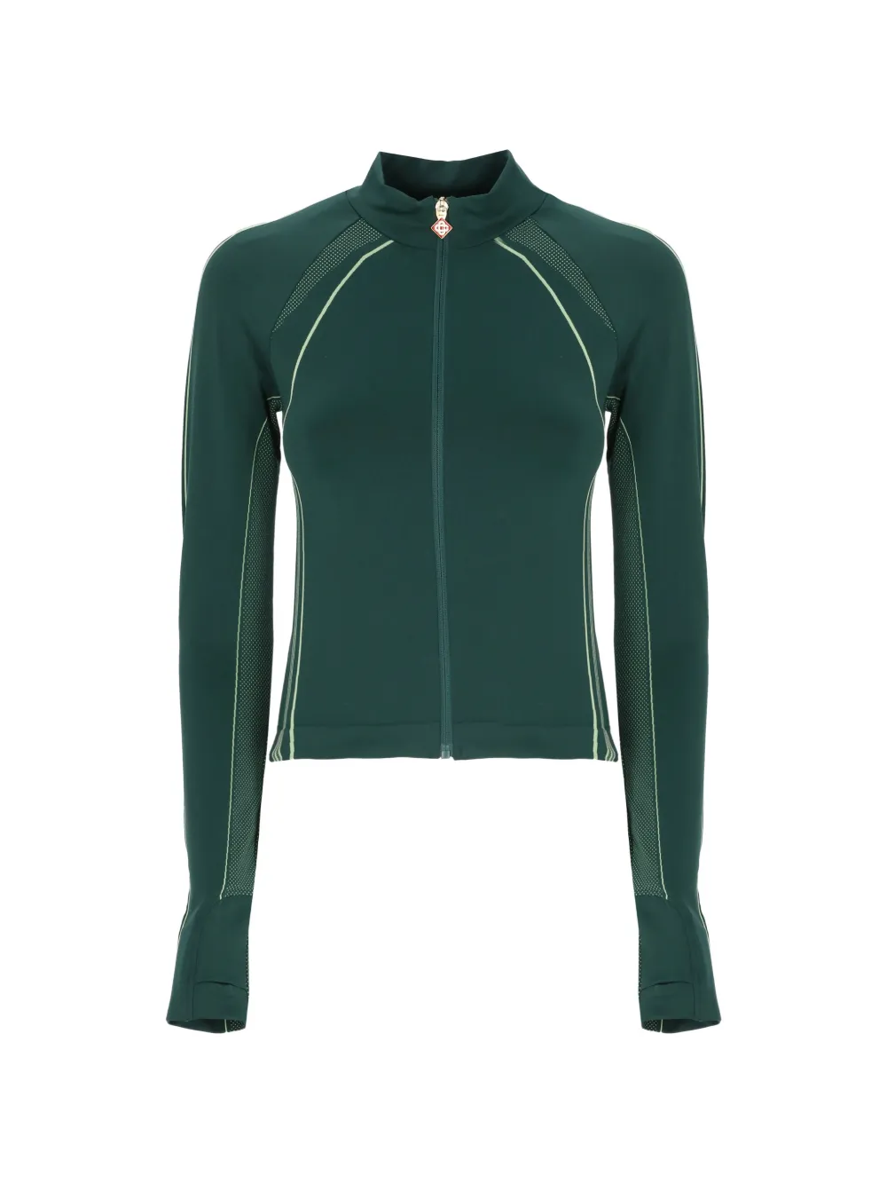 Casablanca seamless zip-up jacket - Grün