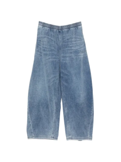 Alexander Wang brushed denim track pants