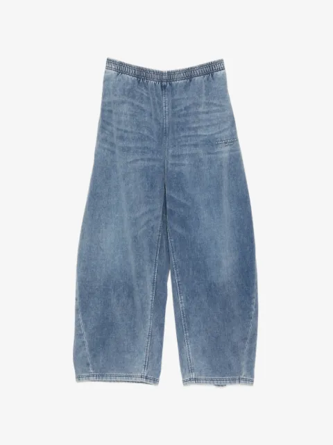Alexander Wang brushed denim track pants
