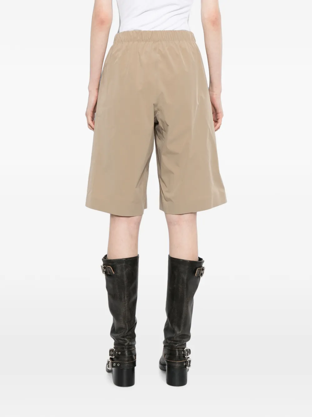 Alexander Wang Geperforeerde trainingsshorts Beige