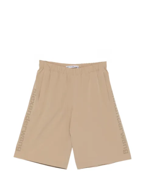 Alexander Wang short de sport à logo perforé