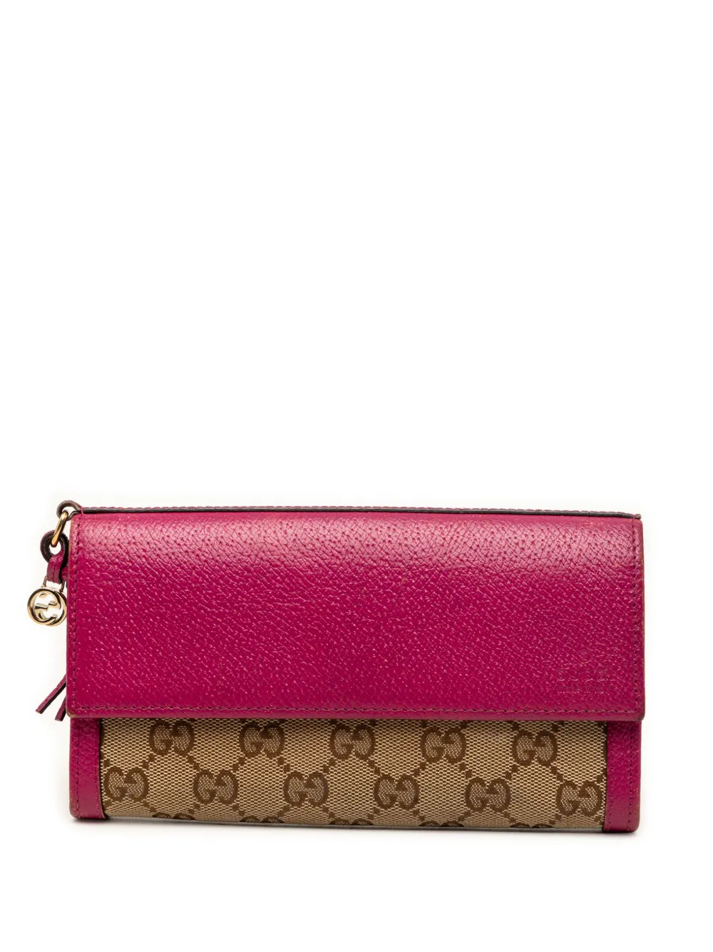 Gucci Pre-Owned 2000-2015 GG Canvas Bree Wallet long wallets - Rosa