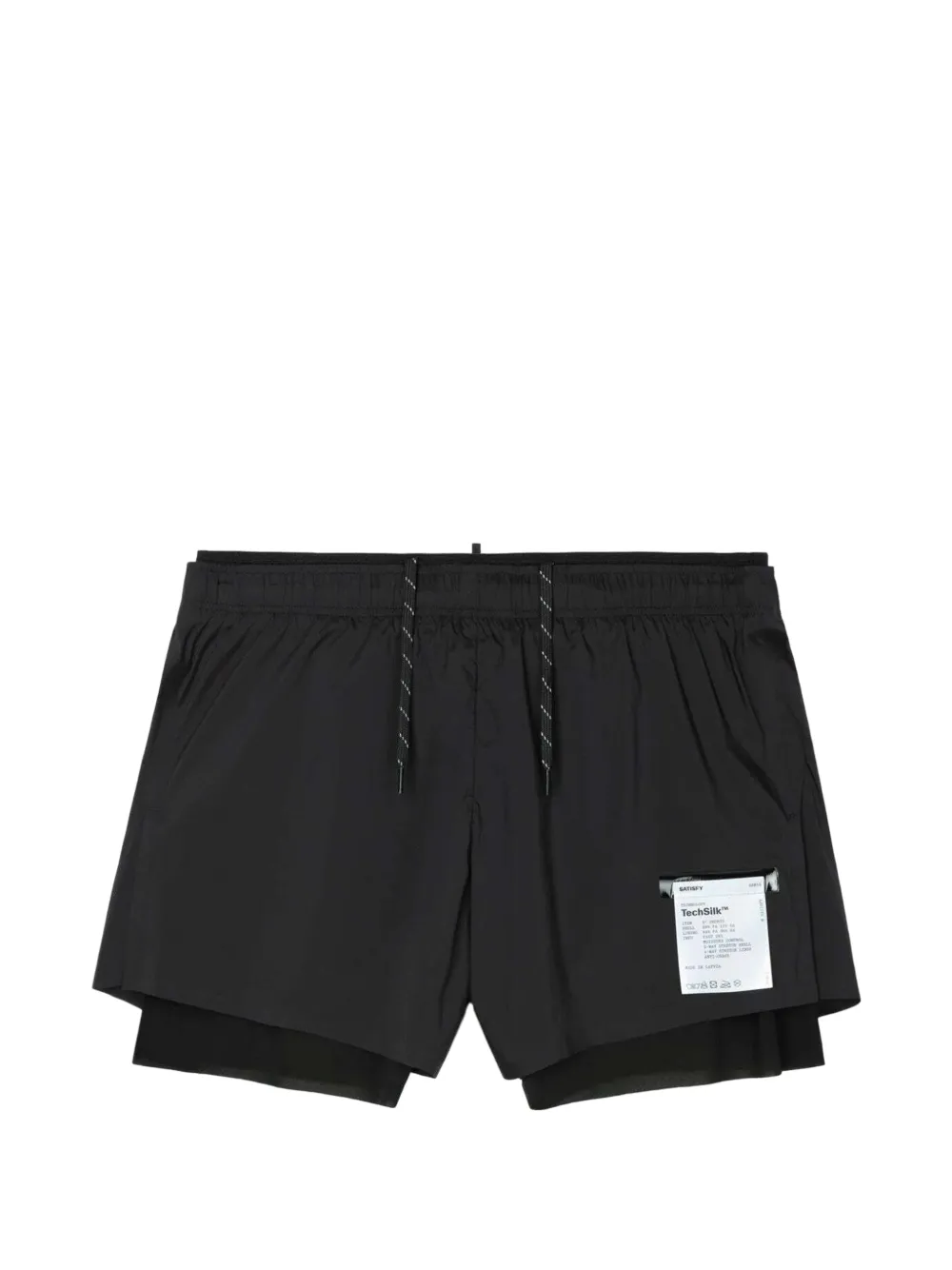 Satisfy TechSilk layered shorts - Schwarz