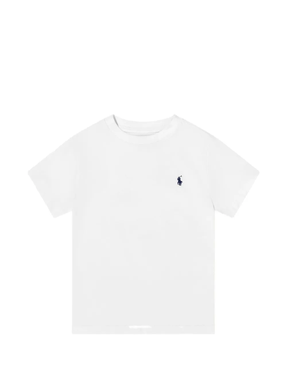 POLO RALPH LAUREN KIDS logo-embroidered T-shirt - Bianco