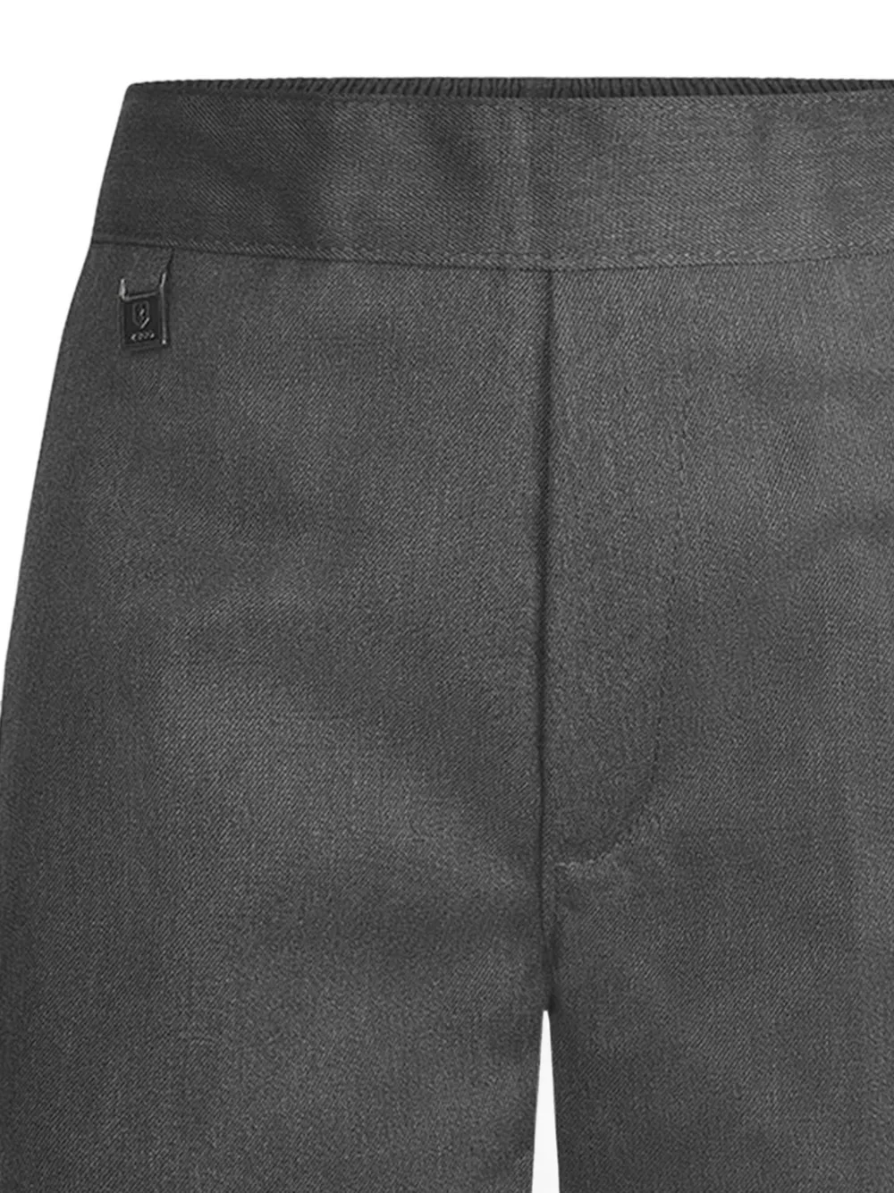 Zeco Schoolwear kids Shorts met elastische band Grijs