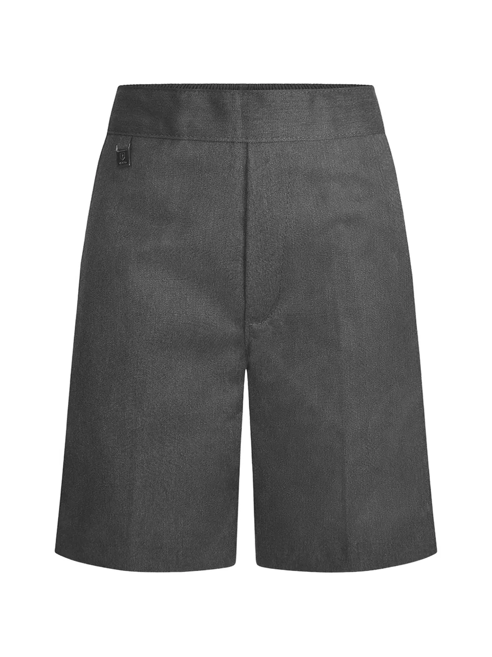 Zeco Schoolwear kids elasticated-waistband tailored shorts - Grigio