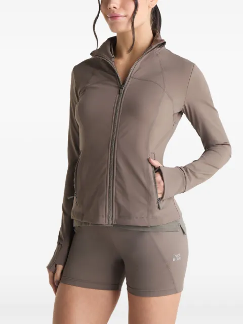 Track & Field Jaqueta esportiva slim com zíper