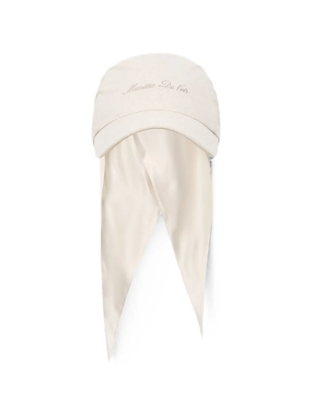 Manière De Voir Arianne linen bandana cap natural - Toni neutri