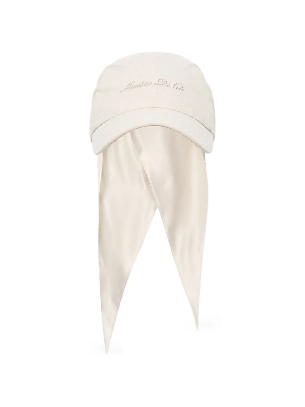Manière De Voir Arianne linen bandana cap natural - Toni neutri