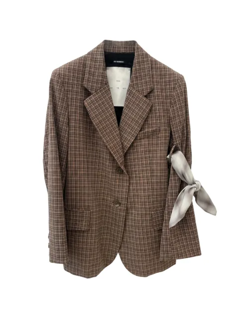 Song For The Mute check-pattern blazer