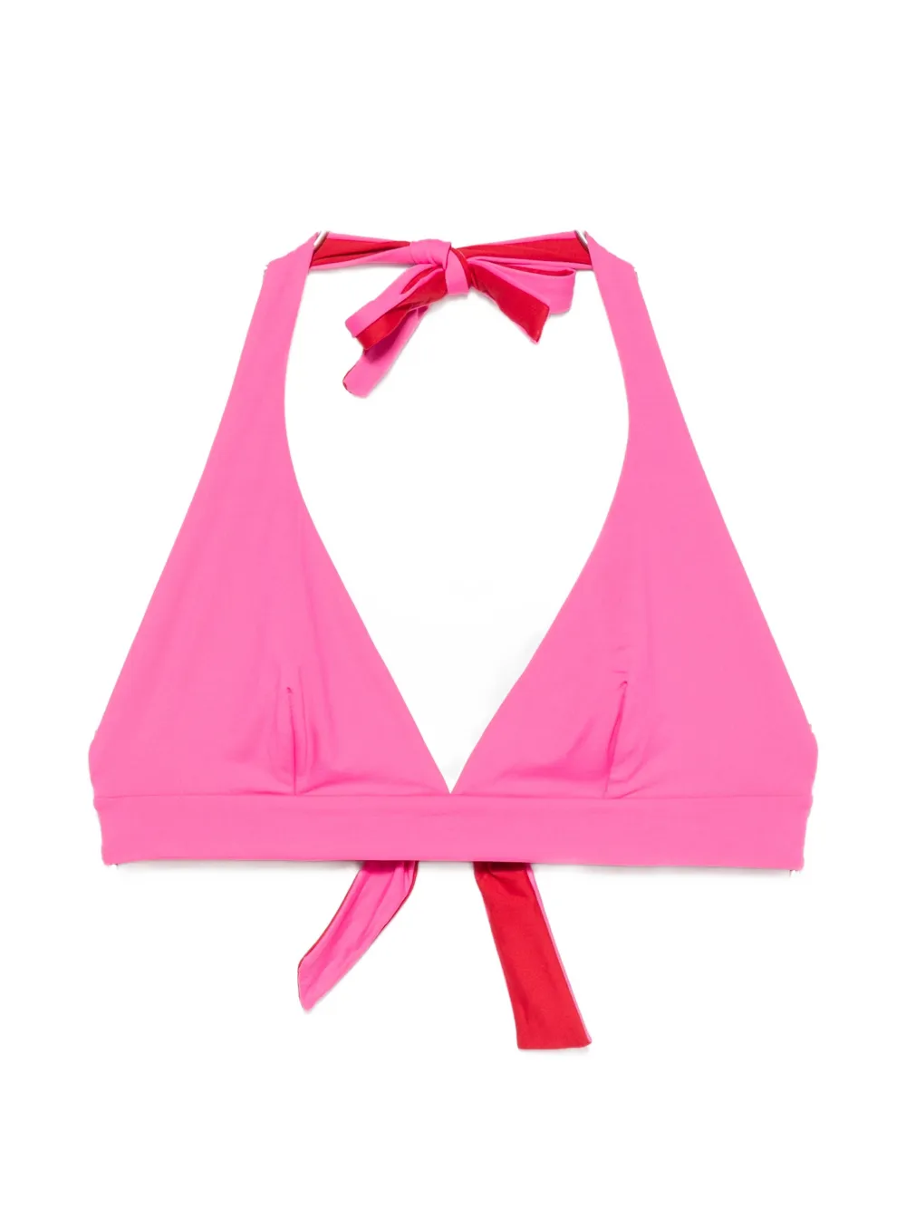 Fisico reversible halterneck bikini top - Rosso