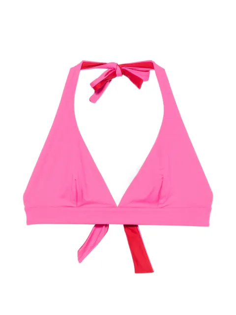 Fisico reversible halterneck bikini top