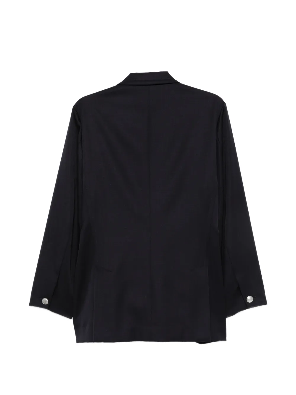 Barena Jack met dubbele rij knopen en puntige revers Blauw
