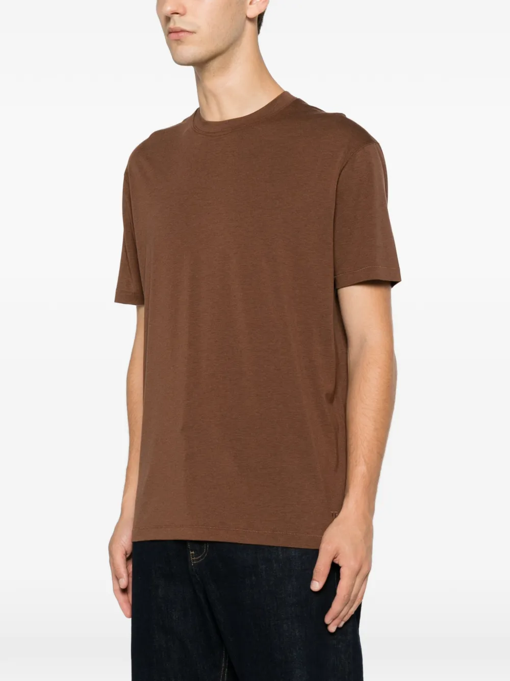 TOM FORD T-shirt met ronde hals Bruin