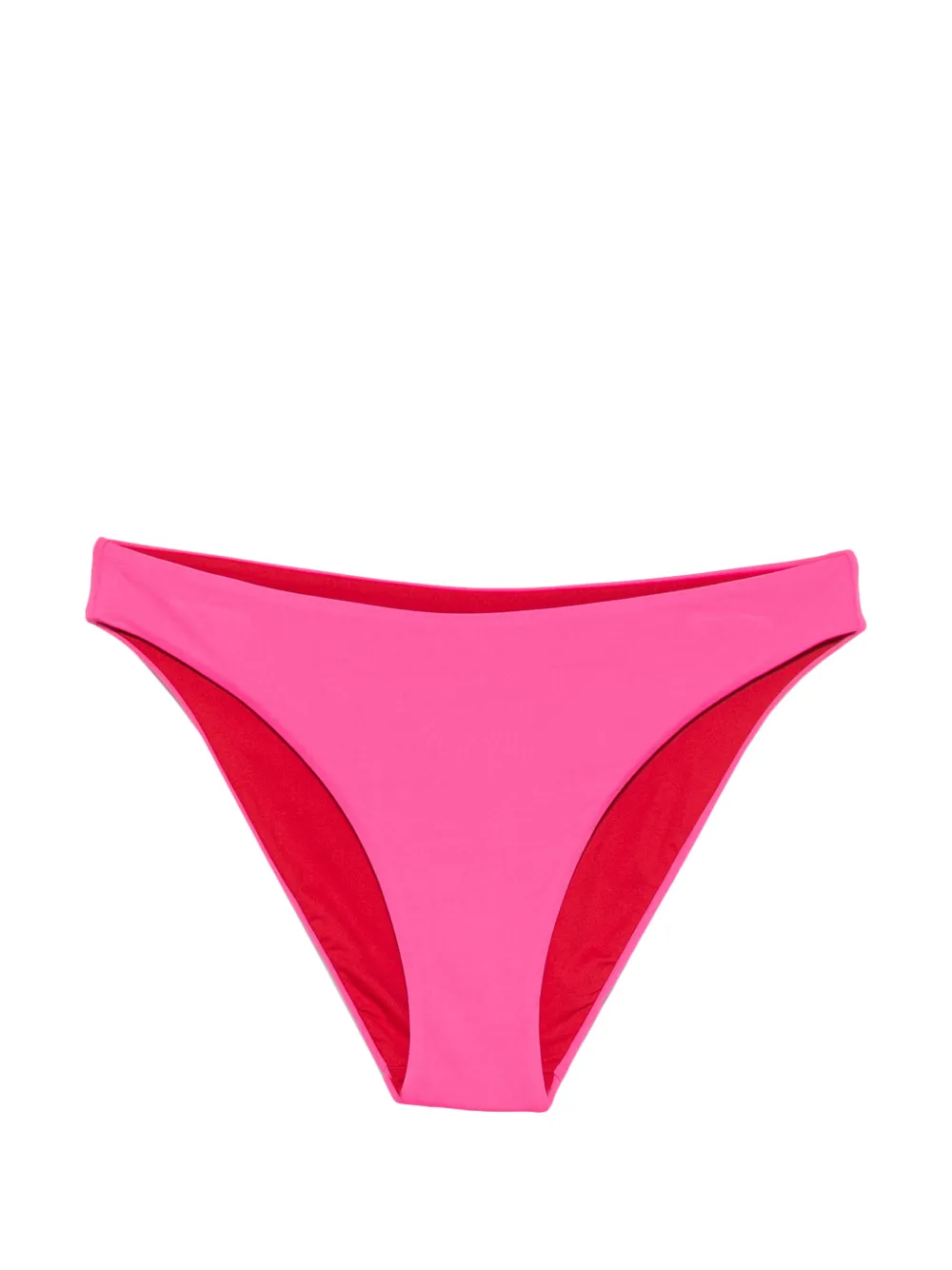 Fisico logo-patch bikini bottoms - Rosa