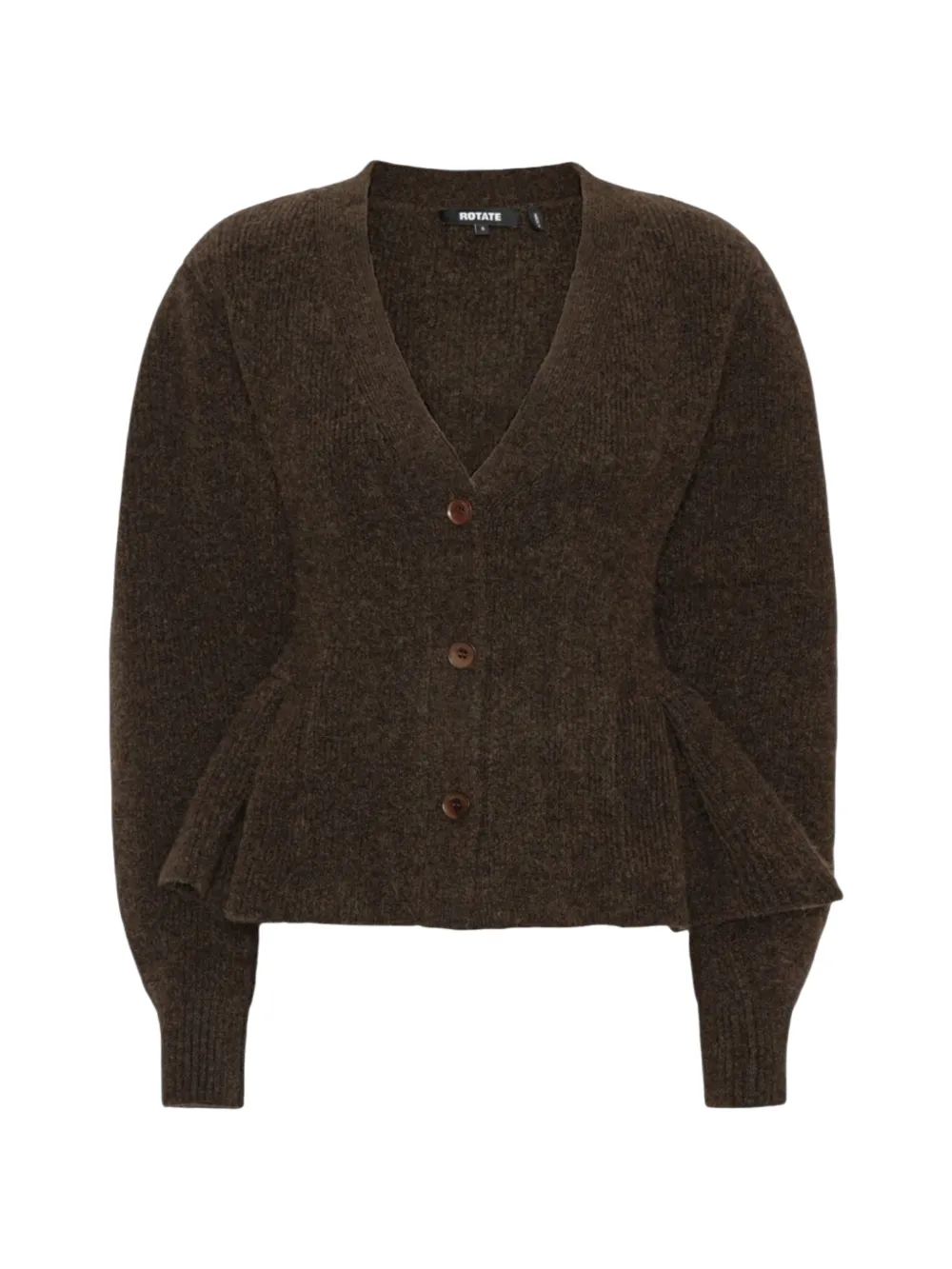 ROTATE BIRGER CHRISTENSEN Cardigan con scollo a V - Marrone