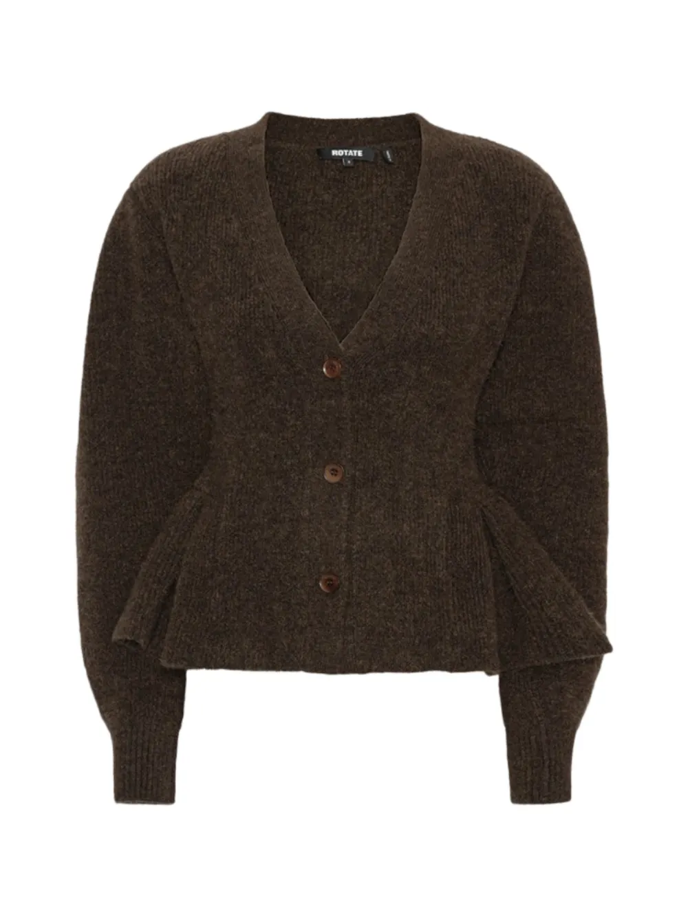 ROTATE BIRGER CHRISTENSEN Cardigan con scollo a V - Marrone