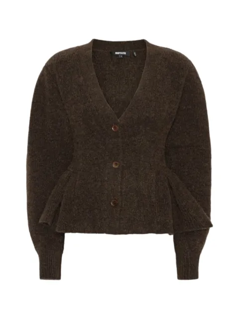 ROTATE BIRGER CHRISTENSEN knit peplum cardigan