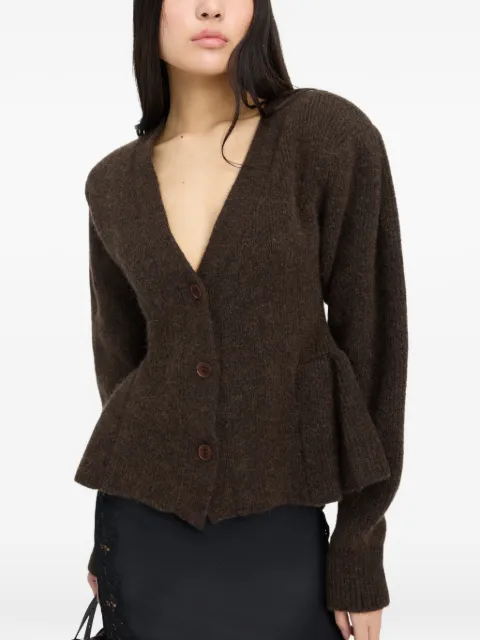 ROTATE BIRGER CHRISTENSEN knit peplum cardigan
