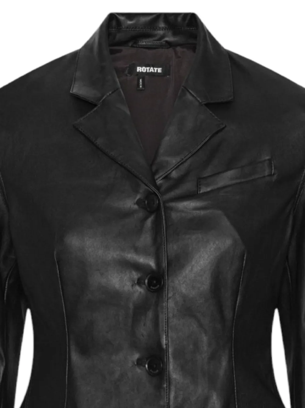 ROTATE BIRGER CHRISTENSEN Blazer met enkele rij knopen Zwart