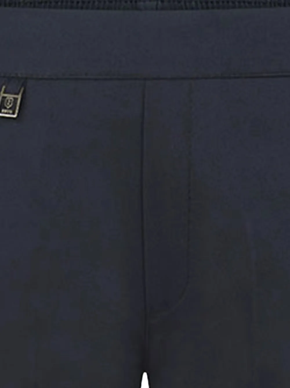 Zeco Schoolwear kids Slim-fit broek met elastische taille Blauw