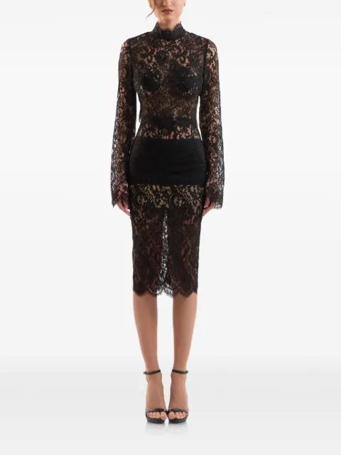 IMROSKA blusa con encaje floral