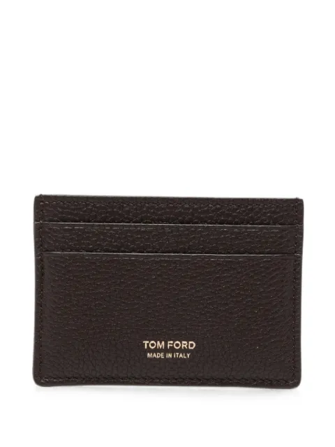 TOM FORD grained leather card holder