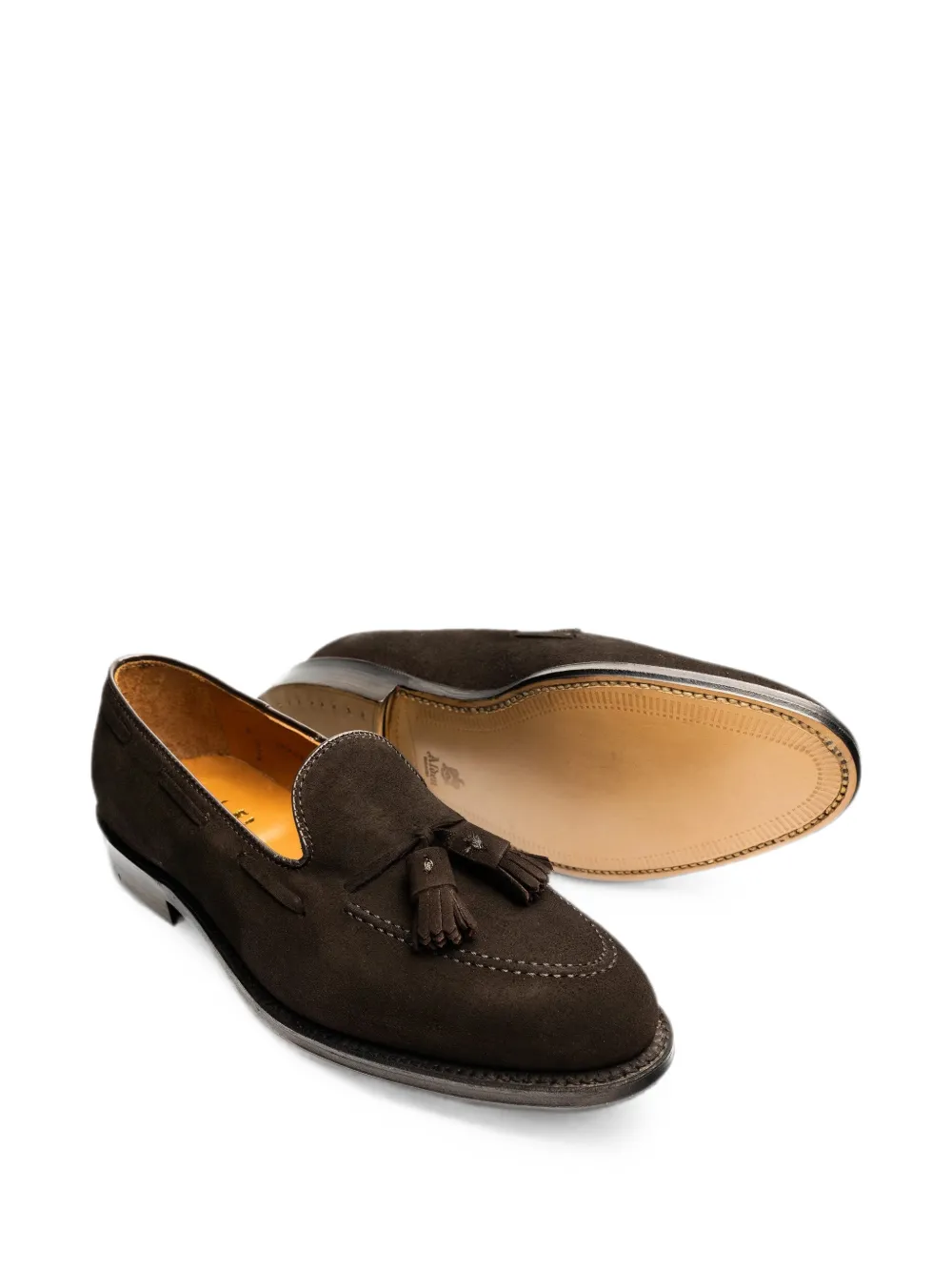 Alden tassel-detail leather loafers Bruin