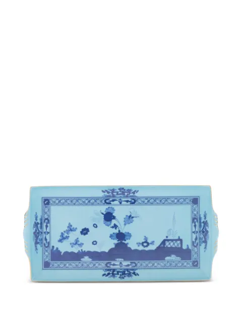 GINORI 1735 Rechteckiges Iris Tablett