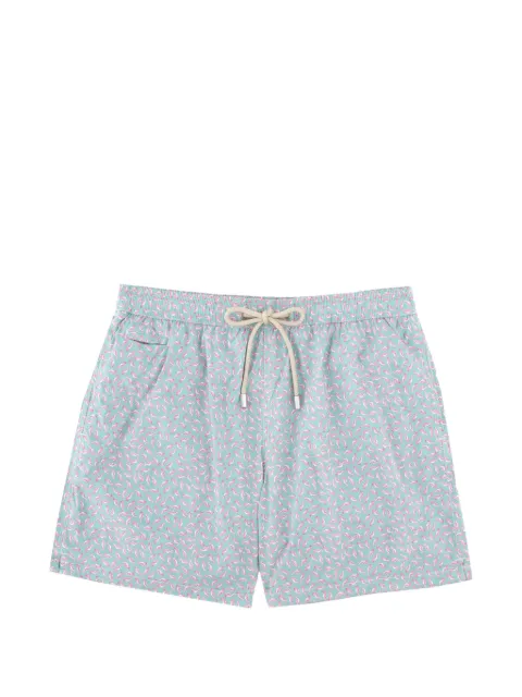 MC2 Saint Barth flamingo-print drawstring swim shorts