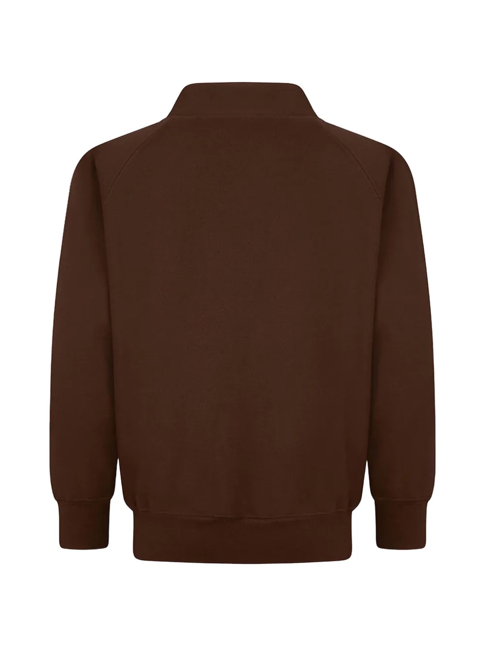 Zeco Schoolwear kids Vest met knoopsluiting en raglan mouwen Bruin