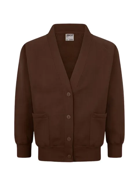 Zeco Schoolwear kids button-fastening raglan-sleeve cardigan