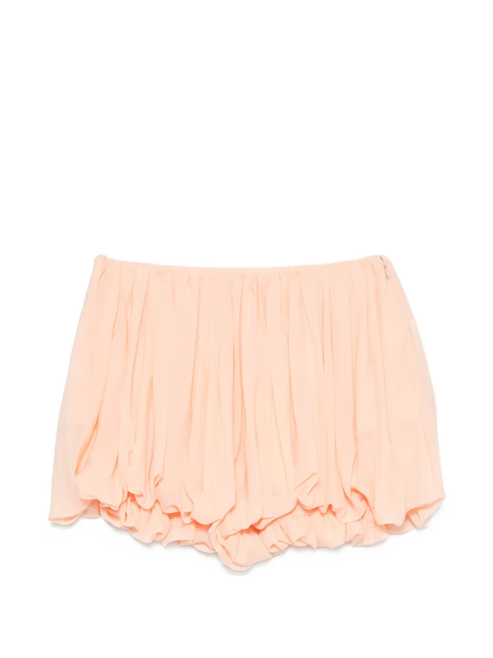 Chloé pleated bubble shorts - Arancione