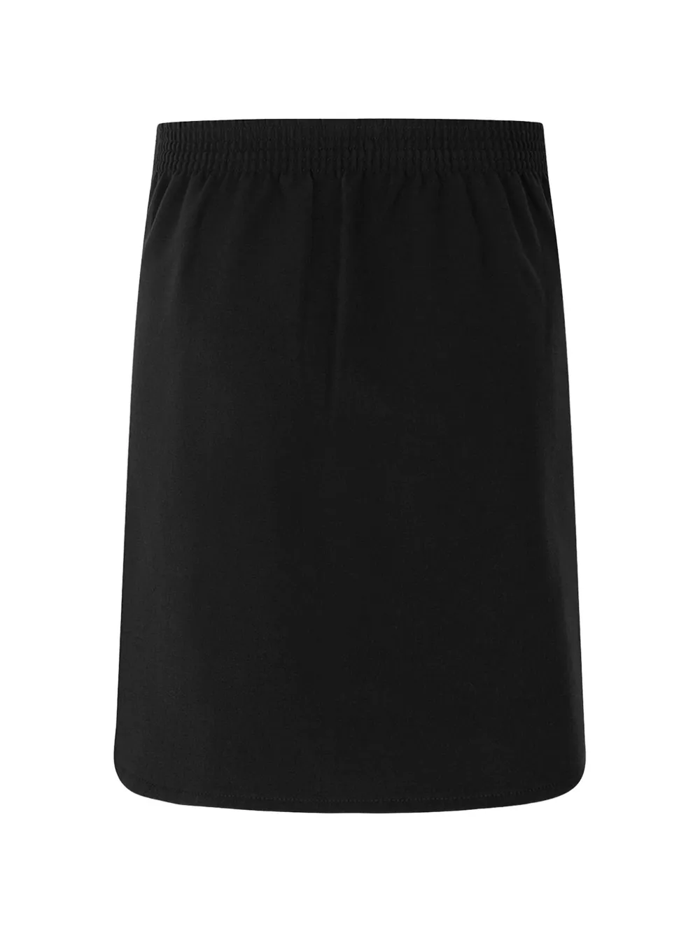 Zeco Schoolwear kids Midi-rok met plooien en hart-bedel Zwart