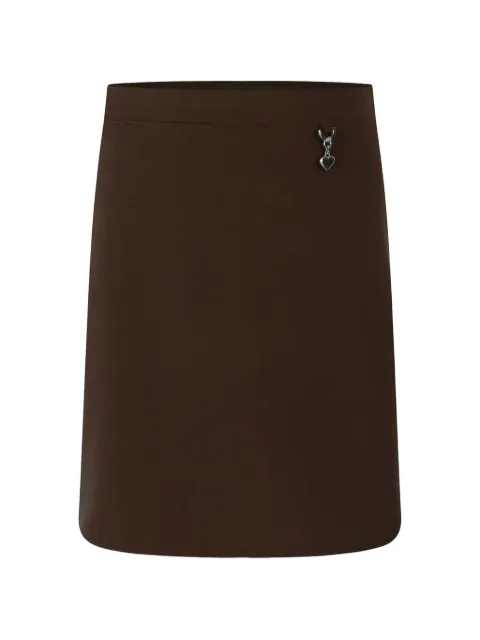 Zeco Schoolwear kids heart-charm pleated skirt