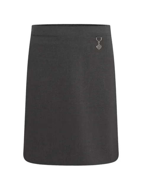 Zeco Schoolwear kids heart-charm pleated skirt