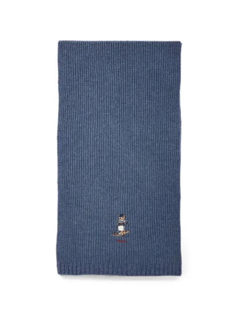 Polo Ralph Lauren Polo Bear ribbed scarf