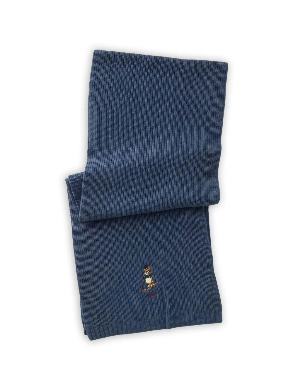 Polo Ralph Lauren Polo Bear geribbelde sjaal Blauw