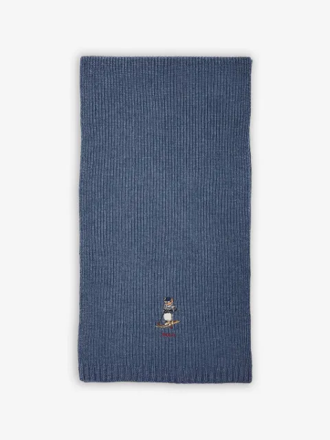 Polo Ralph Lauren Polo Bear ribbed scarf