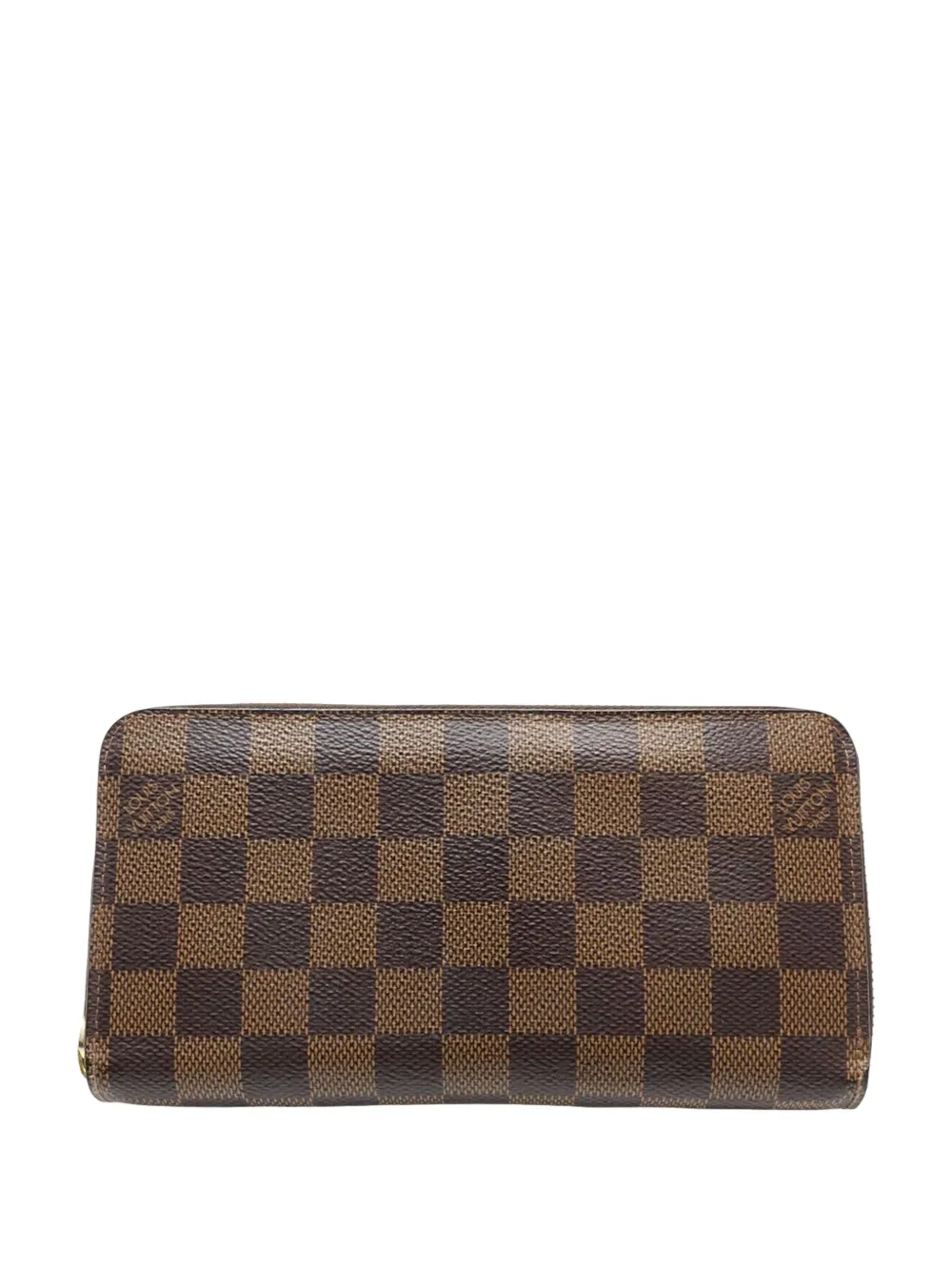 Louis Vuitton Pre-Owned 2018 Damier Ebene Zippy Wallet long wallets - Marrone