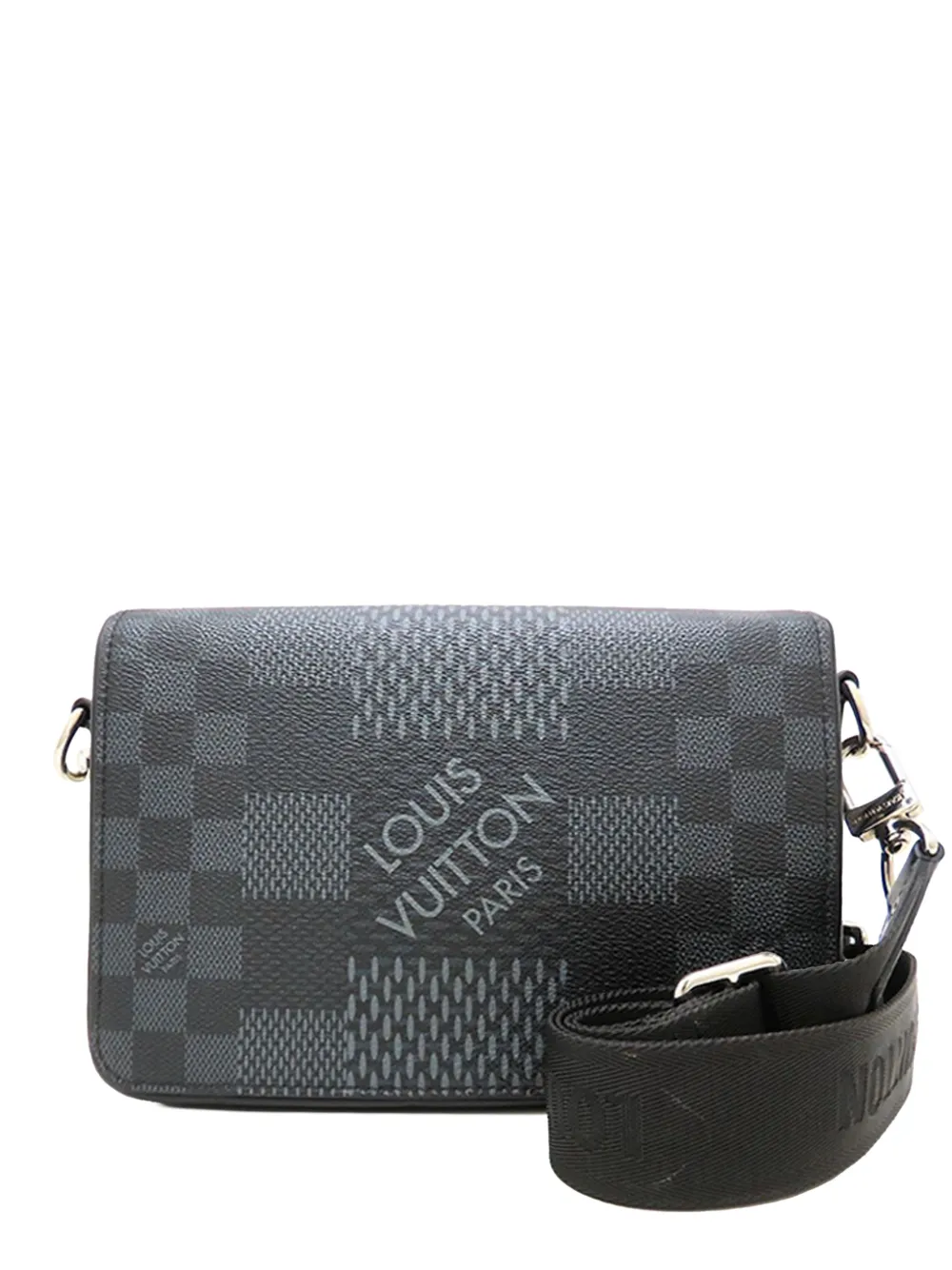 Louis Vuitton Pre-Owned 2021-2026 Damier Graphite Studio 3D Messenger Bag crossbody bag - Schwarz
