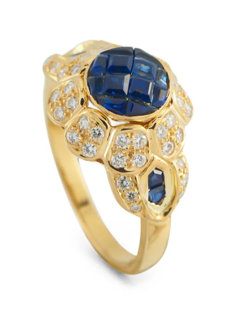 Mouawad sapphire and diamond ring